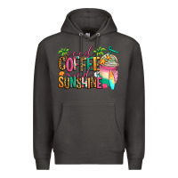 Smoke iced coffee and sunshine summer Premium Hoodie - Jasminsmagicworld