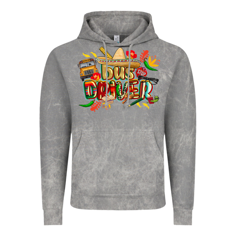 Cinco De Mayo Bus Driver Vintage Hoodie by CowGirlArtShop | Teevron