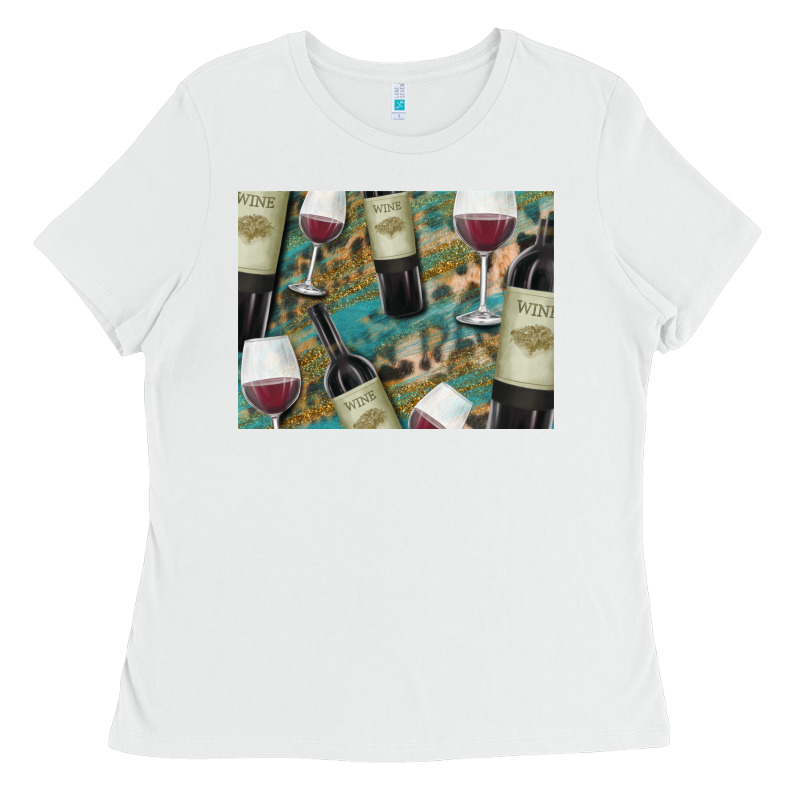 California Wine With Leopard Background Ladies Tee by Bettercallsaul | Teevron