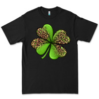 Black leopard shamrock Premium Tee - Jasminsmagicworld