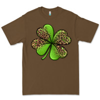 Cacao leopard shamrock Premium Tee - Jasminsmagicworld
