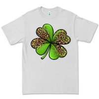 Dove Grey leopard shamrock Premium Tee - Jasminsmagicworld