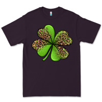 Plum leopard shamrock Premium Tee - Jasminsmagicworld