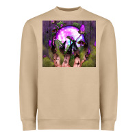 Mushroom witch hand tumbler Heavyweight Sweatshirt - BundleAndBundleShop