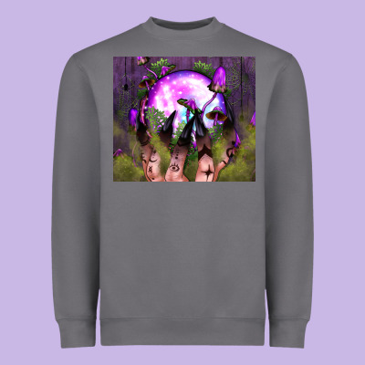 Witch Hand Tumbler Heavyweight Sweatshirt Designed By Bundleandbundleshop