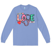 Colony Blue love nursing Long Sleeve Tee - CowGirlArtShop