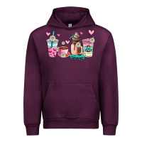 Mauve Wine mom coffee cup Urban Hoodie - AdoDesignShop