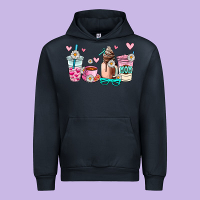 Mom Coffee Cup Urban Hoodie Designed By Adodesignshop