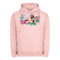 Pigment Salmon mom coffee cup Urban Hoodie - AdoDesignShop
