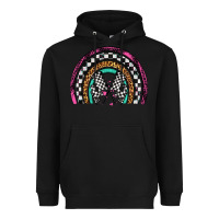 Black race leopard rainbow Heavyweight Hoodie - Artiststas