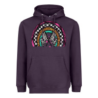 Plum race leopard rainbow Heavyweight Hoodie - Artiststas
