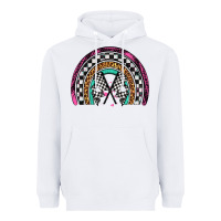 White race leopard rainbow Heavyweight Hoodie - Artiststas