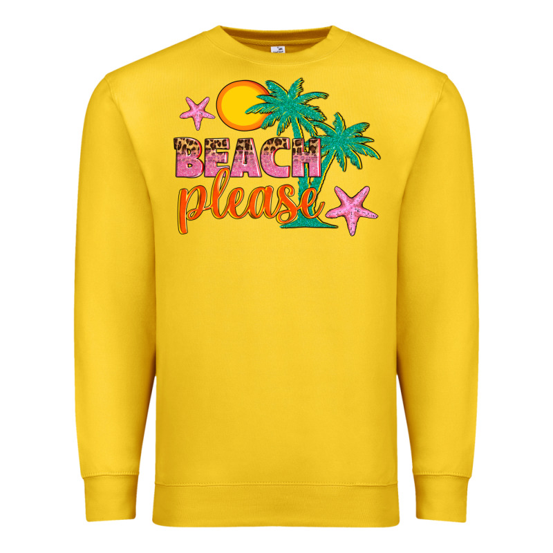Beach Please Premium Sweatshirt by Artiststas | Teevron