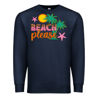 Navy beach please Premium Sweatshirt - Artiststas