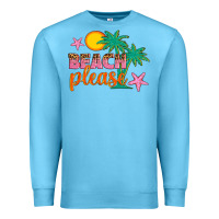 Ocean Blue beach please Premium Sweatshirt - Artiststas
