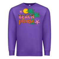 Purple beach please Premium Sweatshirt - Artiststas