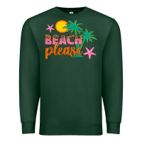 Sports Green beach please Premium Sweatshirt - Artiststas