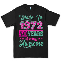 Black made in 1972, 50 years of being awesome Premium Tee - Jasminsmagicworld