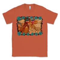 Copper chicken western Classic Tee - RacoonDesign