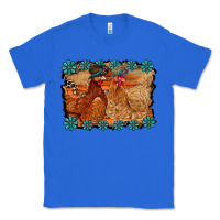 True Royal chicken western Classic Tee - RacoonDesign