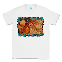 White chicken western Classic Tee - RacoonDesign