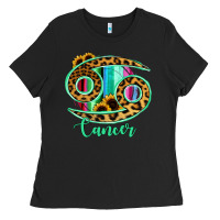 Black Cancer Zodiac Ladies Tee - Bettercallsaul