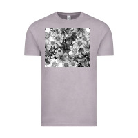 Vintage Zinc black and white floral Vintage Tee - TumblerDesignByShophia