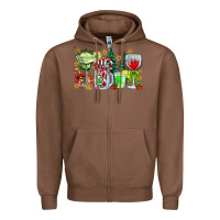 Chestnut Christmas tequila Zipper Hoodie - CowhideDigitalArt