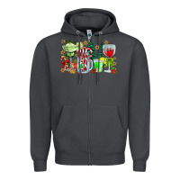 Smoke Christmas tequila Zipper Hoodie - CowhideDigitalArt