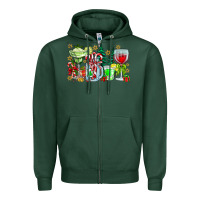 Sports Green Christmas tequila Zipper Hoodie - CowhideDigitalArt
