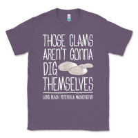 Lavender Clam Diggers Funny Quote Gift Long Beach Peninsula Classic Tee - minhPixels