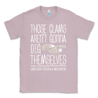 Lilac Clam Diggers Funny Quote Gift Long Beach Peninsula Classic Tee - minhPixels