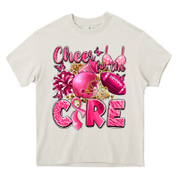 Cheer For The Cure Breast Cancer Heavy Core Tee | Teevron