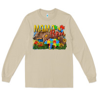 Mushroom Mama bear Autism Long Sleeve Tee - CowGirlArtShop