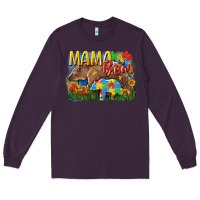 Plum Mama bear Autism Long Sleeve Tee - CowGirlArtShop