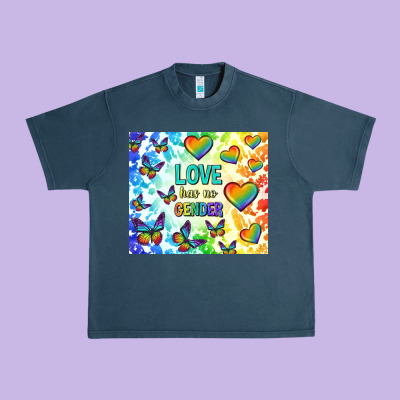 Love Has No Gender Urban Heavy Tee Designed By Tumblerdesignbyshophia