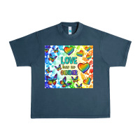 Midnight Navy love has no gender Urban Heavy Tee - TumblerDesignByShophia
