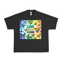 Pigment Black love has no gender Urban Heavy Tee - TumblerDesignByShophia