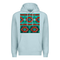 Blue Mist native american aztec seamless pattern 4 Premium Hoodie - BundleAndBundleShop