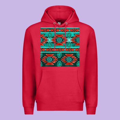 Native American Aztec Seamless Pattern 4 Premium Hoodie Designed By Bundleandbundleshop