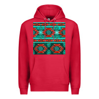 Cardinal native american aztec seamless pattern 4 Premium Hoodie - BundleAndBundleShop