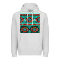 Dove Grey native american aztec seamless pattern 4 Premium Hoodie - BundleAndBundleShop