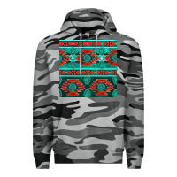 Slate Camo native american aztec seamless pattern 4 Premium Hoodie - BundleAndBundleShop
