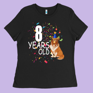 8 Years Old Ladies Tee Designed By Bettercallsaul