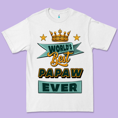 World's Best Papaw Ever Premium Tee Designed By Jasminsmagicworld