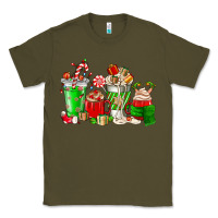 Army Green Christmas coffee cup Classic Tee - NancyCooperArtShop