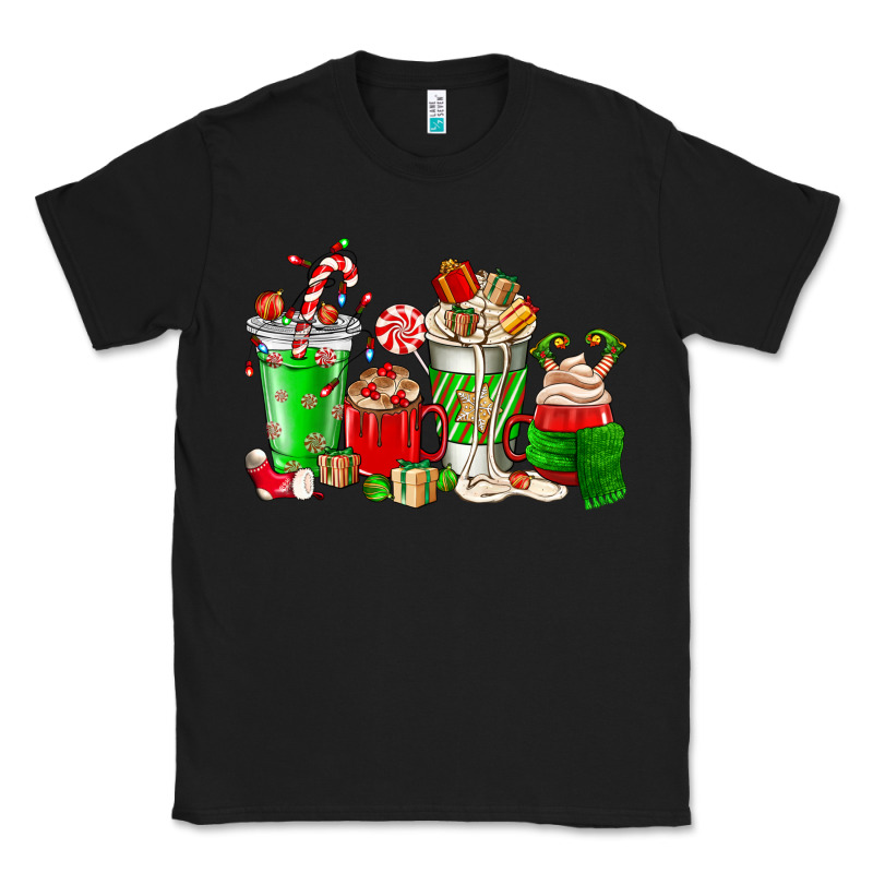 Christmas Coffee Cup Classic Tee by NancyCooperArtShop | Teevron