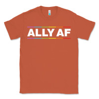 Copper Ally AF Pride Rainbow Shirt  Proud LGBTQ Ally TShirt Classic Tee - minhPixels