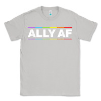 Moon Dust Ally AF Pride Rainbow Shirt  Proud LGBTQ Ally TShirt Classic Tee - minhPixels