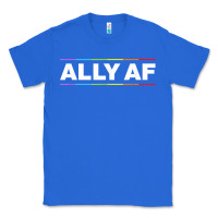True Royal Ally AF Pride Rainbow Shirt  Proud LGBTQ Ally TShirt Classic Tee - minhPixels